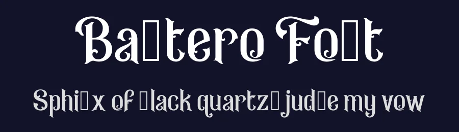 Bantero Font by Viaction Type.Co — Display Font — thumbnail 2