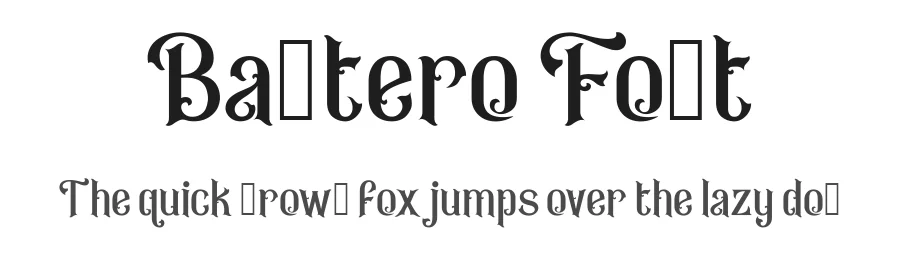 Bantero Font by Viaction Type.Co — Display Font