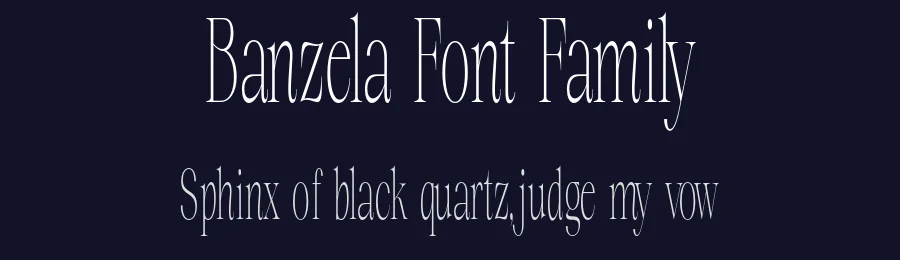 Banzela Font Family by Propertype — Serif Font — thumbnail 2