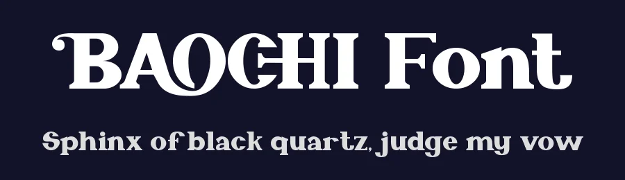 Baochi Font by Thomas Aradea — Serif Font — thumbnail 2