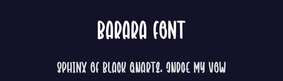 Barara Font by levincreative — Display Font — thumbnail 2