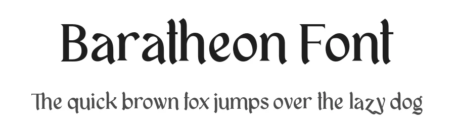 Baratheon Font by Aluyeah Studio — Serif Font