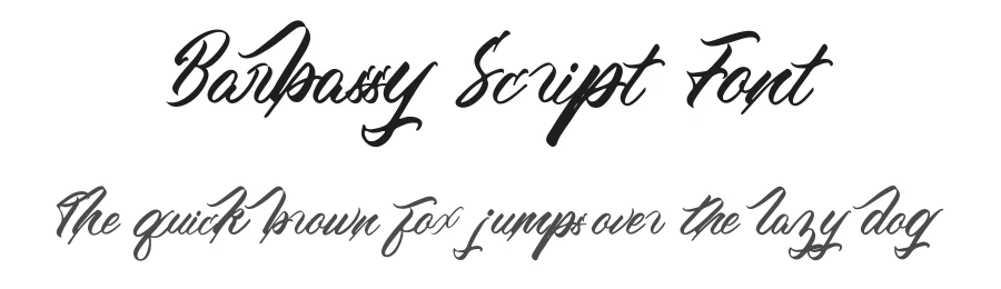 Barbassy Script Font by javatype studio — Script Handwritten Font