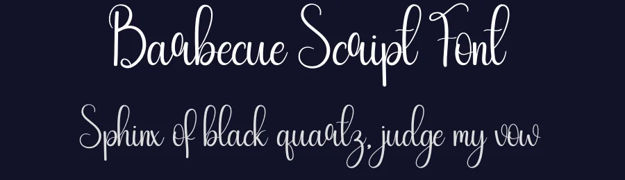 Barbecue Script Font by andikastudio — Script Handwritten Font — thumbnail 2