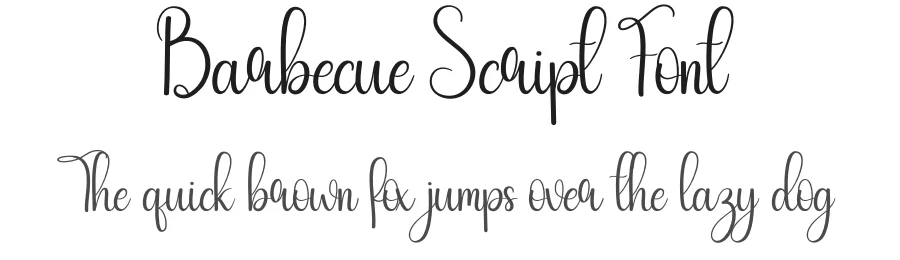 Barbecue Script Font by andikastudio — Script Handwritten Font