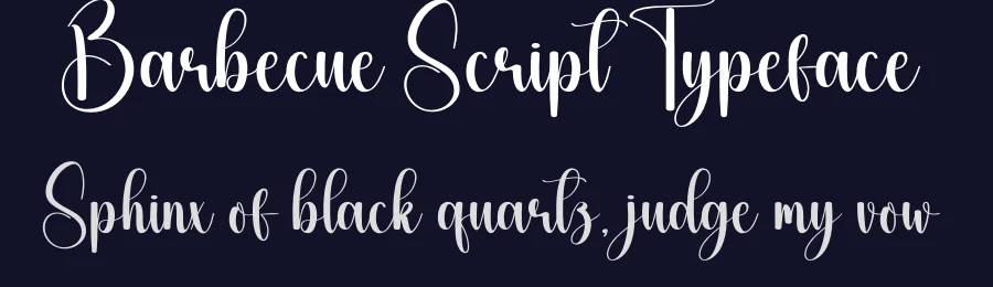 Barbecue Script Typeface by creativeletter — Script Handwritten Font — thumbnail 2