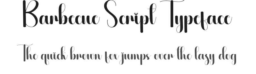 Barbecue Script Typeface by creativeletter — Script Handwritten Font