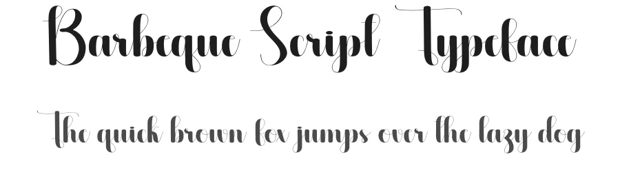 Barbeque Script Typeface by creativeletter — Script Handwritten Font