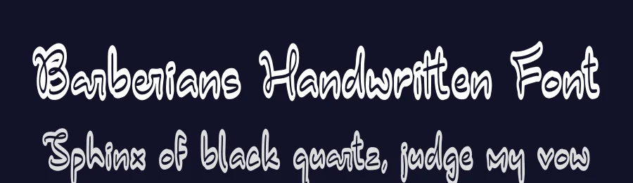 Barberians Handwritten Font by perspectype — Script Handwritten Font — thumbnail 2