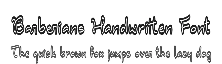 Barberians Handwritten Font by perspectype — Script Handwritten Font