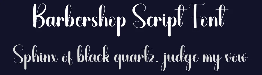 Barbershop Script Font by andikastudio — Script Handwritten Font — thumbnail 2