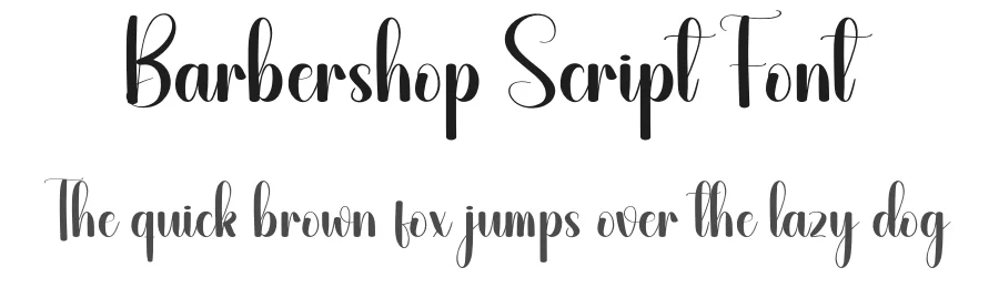 Barbershop Script Font by andikastudio — Script Handwritten Font