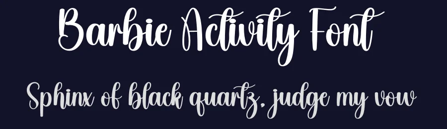 Barbie Activity Font by andikastudio — Script Handwritten Font — thumbnail 2