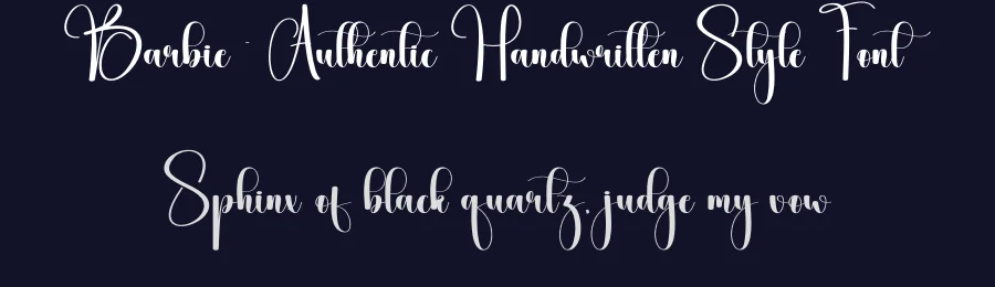 Barbie – Authentic Handwritten Style Font by andikastudio — Script Handwritten Font — thumbnail 2