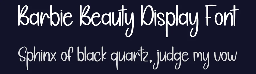 Barbie Beauty Display Font by creativeletter — Display Font — thumbnail 2