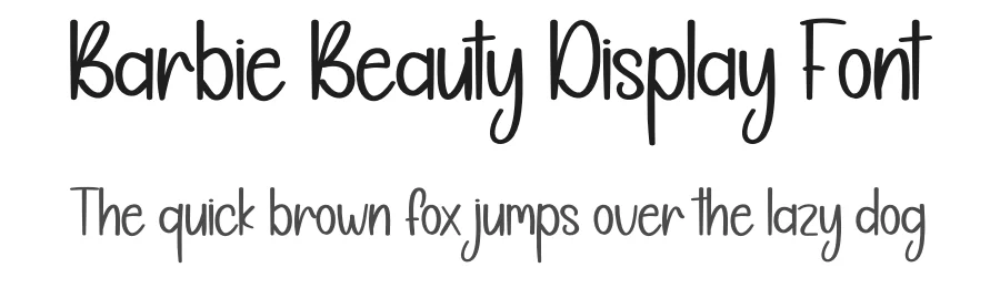 Barbie Beauty Display Font by creativeletter — Display Font