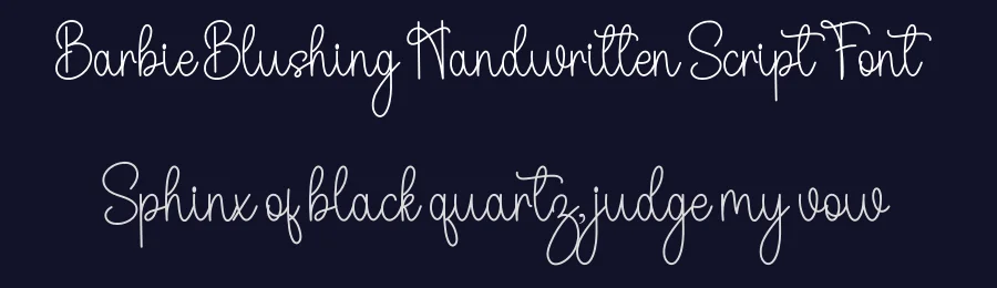 Barbie Blushing Handwritten Script Font by inermediaSTUDIO — Script Handwritten Font — thumbnail 2