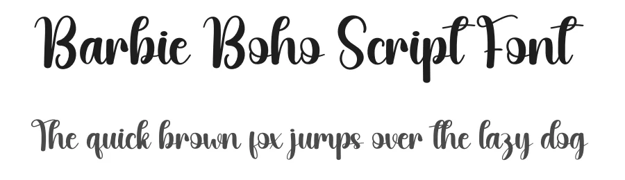 Barbie Boho Script Font by andikastudio — Script Handwritten Font