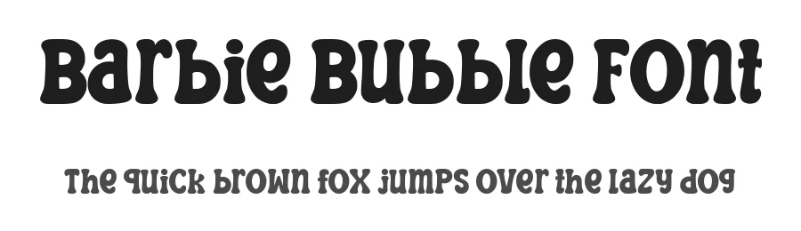 Barbie Bubble Font by Siapgraph — Display Font