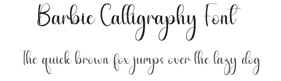 Barbie Calligraphy Font by andikastudio — Script Handwritten Font