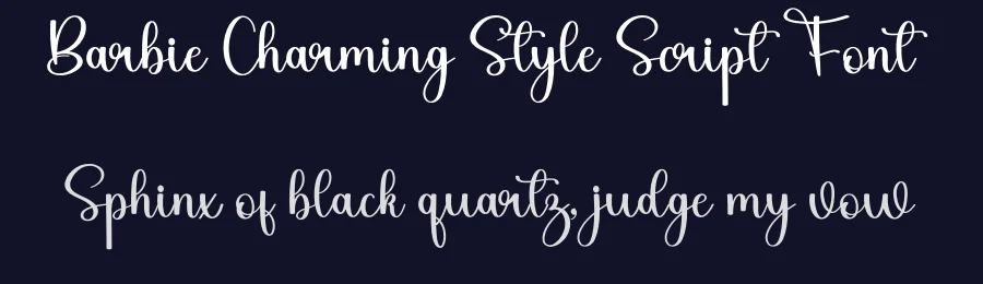 Barbie Charming Style Script Font by inermediaSTUDIO — Script Handwritten Font — thumbnail 2