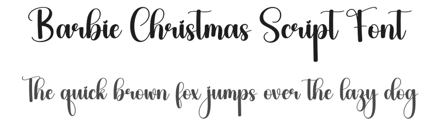 Barbie Christmas Script Font by creativeletter — Script Handwritten Font