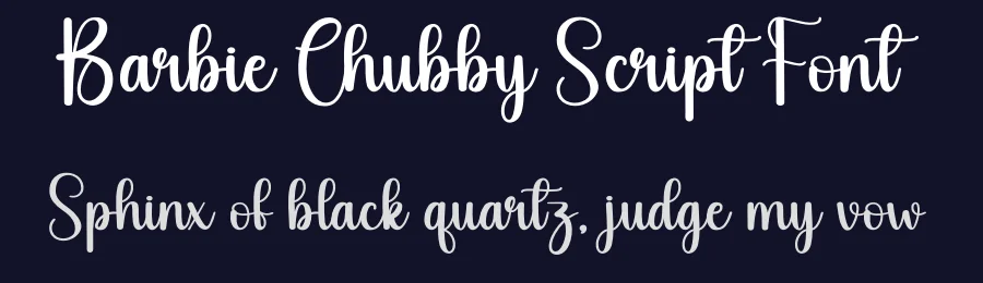 Barbie Chubby Script Font by andikastudio — Script Handwritten Font — thumbnail 2