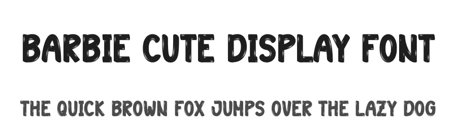 Barbie Cute Display Font by creativeletter — Display Font