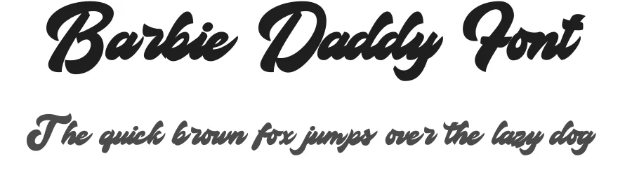 Barbie Daddy Font by Nadiratype — Decorative Font