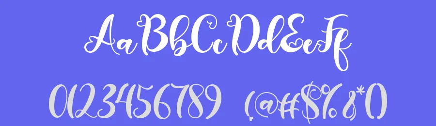 Barbie Doll Font by Yoga Letter — Script Handwritten Font — thumbnail 3