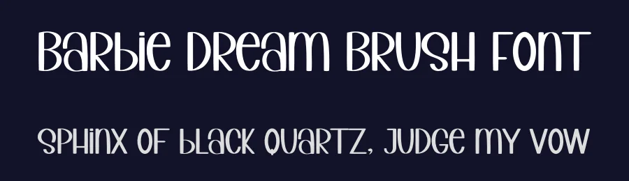 Barbie Dream Brush Font by inermediaSTUDIO — Display Font — thumbnail 2