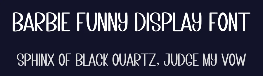 Barbie Funny Display Font by inermediaSTUDIO — Display Font — thumbnail 2