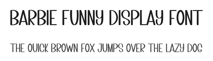 Barbie Funny Display Font by inermediaSTUDIO — Display Font