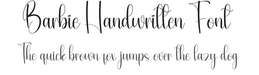 Barbie Handwritten Font by andikastudio — Script Handwritten Font