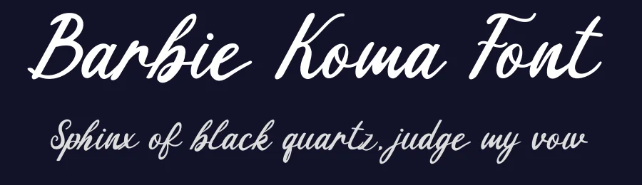 Barbie Koma Font by Nadiratype — Script Handwritten Font — thumbnail 2
