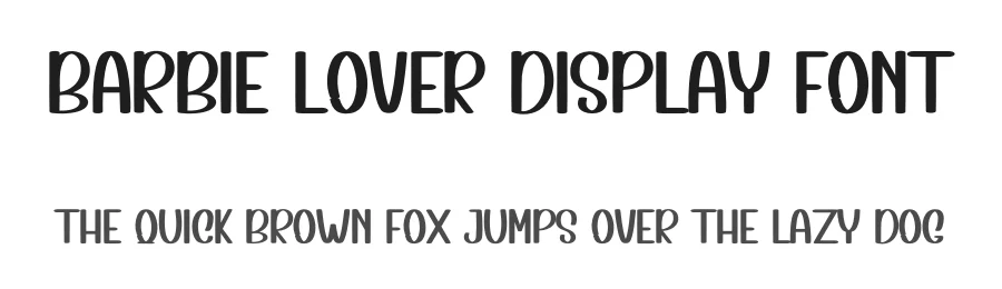 Barbie Lover Display Font by inermediaSTUDIO — Display Font