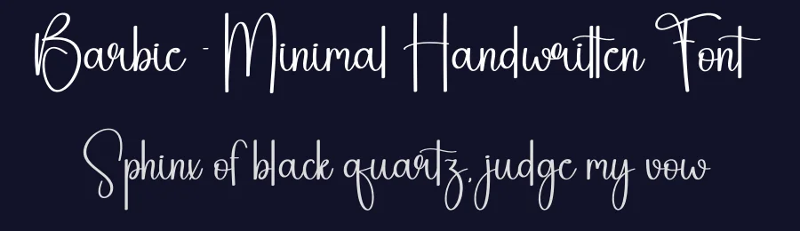 Barbie – Minimal Handwritten Font by andikastudio — Script Handwritten Font — thumbnail 2