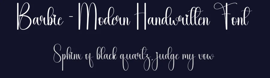 Barbie – Modern Handwritten Font by andikastudio — Script Handwritten Font — thumbnail 2