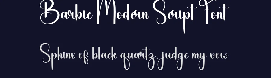 Barbie Modern Script Font by creativeletter — Script Handwritten Font — thumbnail 2