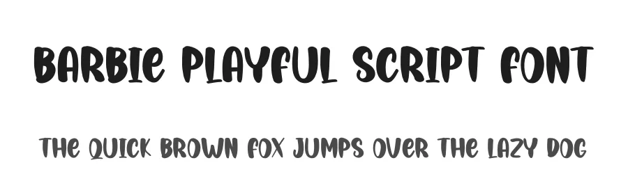 Barbie Playful Script Font by creativeletter — Script Handwritten Font