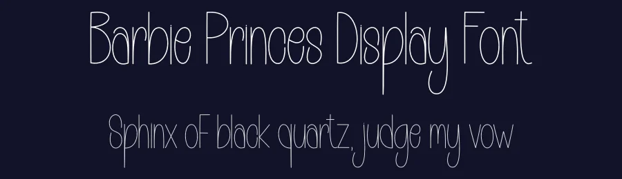 Barbie Princes Display Font by andikastudio — Display Font — thumbnail 2