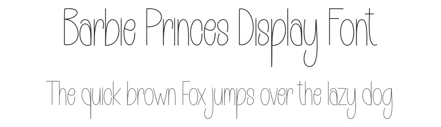 Barbie Princes Display Font by andikastudio — Display Font