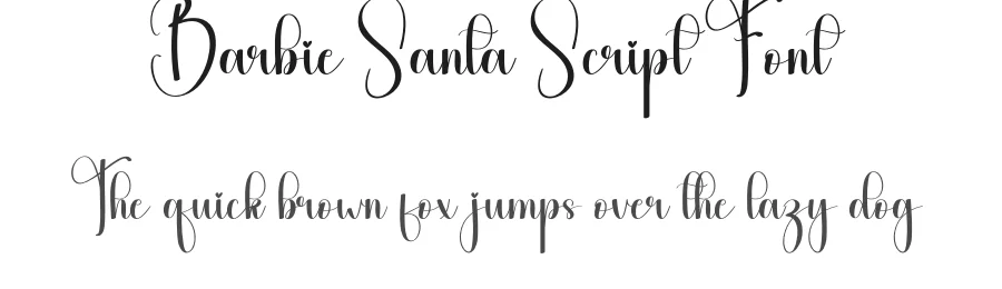 Barbie Santa Script Font by andikastudio — Script Handwritten Font