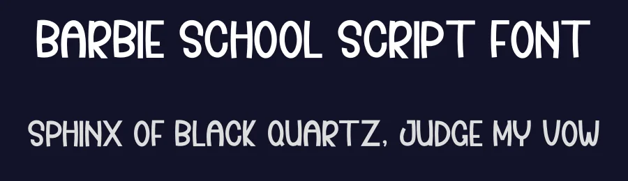 Barbie School Script Font by inermediaSTUDIO — Display Font — thumbnail 2