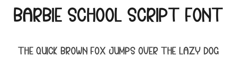 Barbie School Script Font by inermediaSTUDIO — Display Font