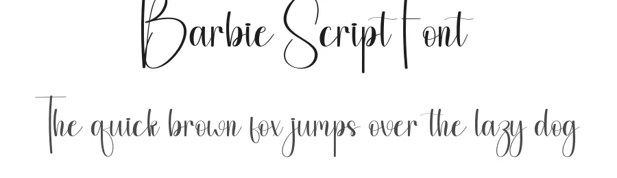 Barbie Script Font by andikastudio — Script Handwritten Font