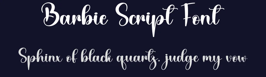 Barbie Script Font by creativeletter — Script Handwritten Font — thumbnail 2