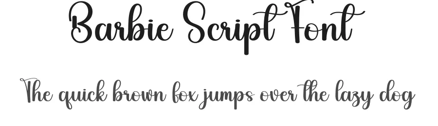 Barbie Script Font by creativeletter — Script Handwritten Font