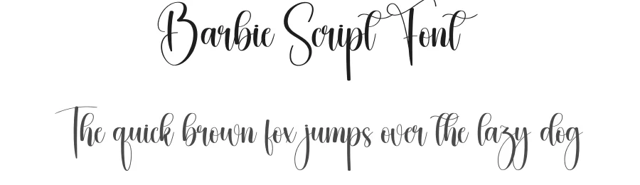 Barbie Script Font by creativeletter — Script Handwritten Font