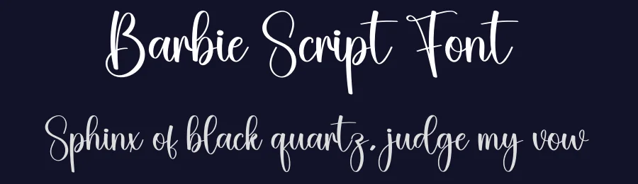 Barbie Script Font by creativeletter — Script Handwritten Font — thumbnail 2